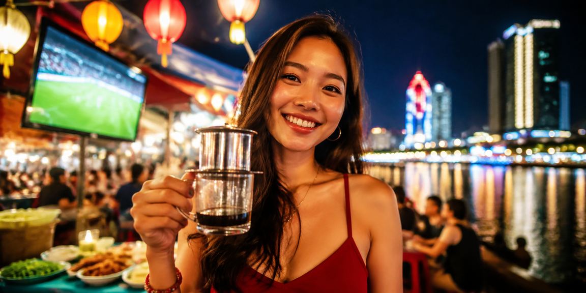 Người dùng tại Quy Nhơn đọc FAQ về cá cược bóng đá trên điện thoại
